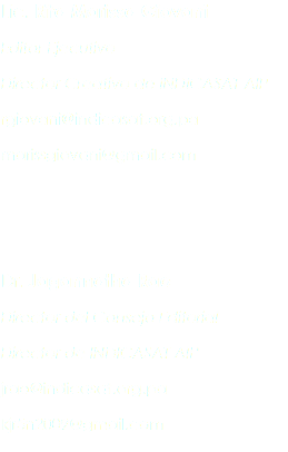 Lic. Rita Marissa Giovani Editor Ejecutivo Director Creativo de INDICASAT AIP rgiovani@indicasat.org.pa marissgiovani@gmail.com Dr. Jagannatha Rao Director del Consejo Editorial Director de INDICASAT AIP jrao@indicasat.org.pa kjr5n2009@gmail.com 