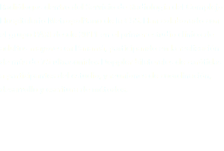 Radiólogos dentro del Servicio de Radiología del Complejo Hospitalario Metropolitano de la CSS. Han colaborado con el grupo PARI desde 2011 en el primer estudio clínico de adultos mayores en Panamá, participando en la realización de más de 75 ultrasonidos Doppler bilaterales de carótidas a participantes del estudio, y reuniones de coordinación, desarrollo y escritura de métodos. 